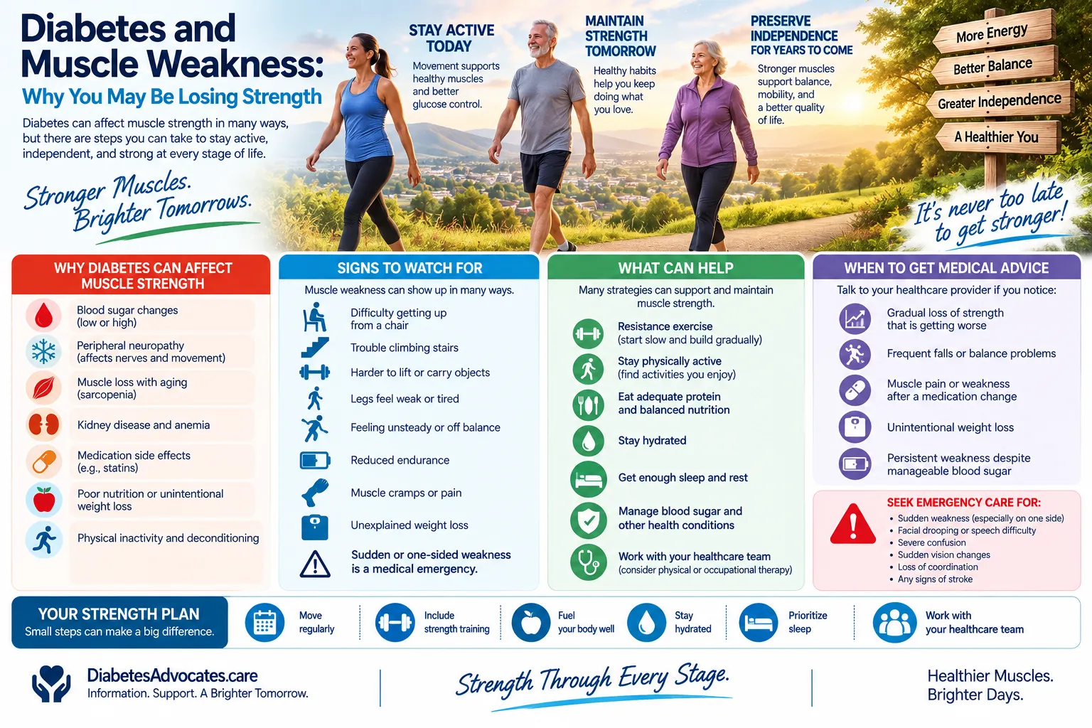 Diabetes and Muscle Weakness: Why You May Be Losing Strength