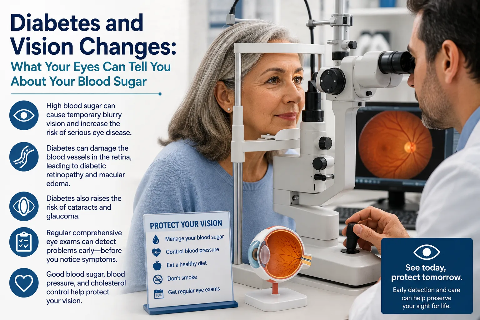 Diabetes and Vision Changes: What Your Eyes Can Tell You About Your Blood Sugar
